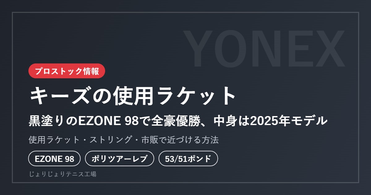 マディソン・キーズの使用ラケット