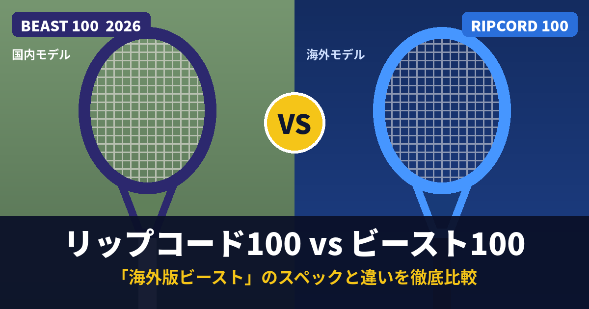プリンス リップコード100とビースト100 2026の比較
